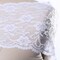 1 Yard White Ultra Wide Stretch Lace Flower Motif Elasticated Trim for Shirts Lingerie and Overlays 6.5 Inch Wide